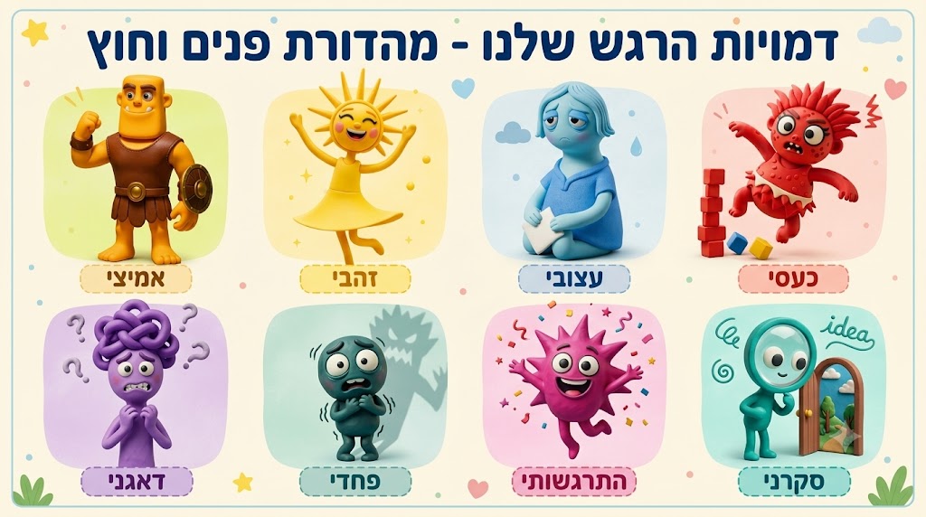 דמויות הרגש – מהדורת פנים וחוץ